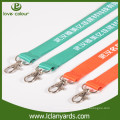 Polyester custom logo heat transfer printed sublimation lanyard